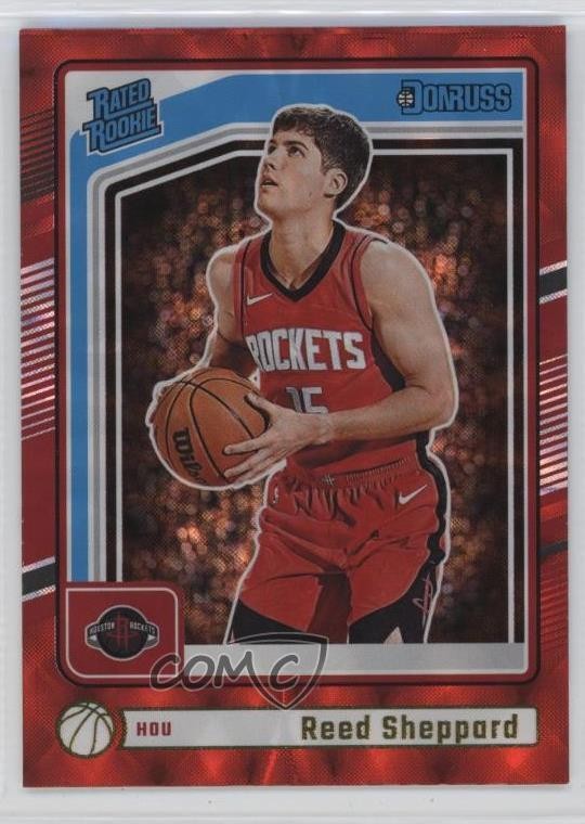 2024-25 Panini Donruss Rated Rookie International Reed Sheppard #202 1l2l