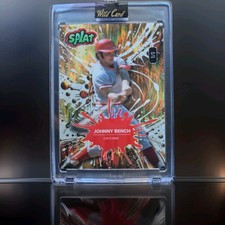 2024 Wild Card Splat Baseball Johnny Bench Gold 1/1 Cincinnati Reds HOF Non-auto
