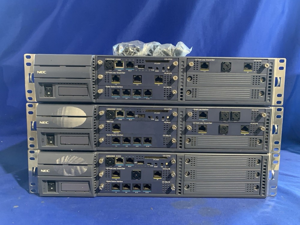 NEC SV8100 SV8300 CHS2U-US Phone Syst CD-PRTA CD-4LCA CD-CP00 CD-16DLCA CD-4C0TB