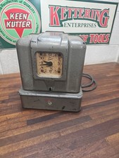 Q22- Simplex Time Equipment Co Time Recorder JCG10R4 Antique Time Card Punch