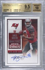2015 Contenders Rookie Ticket RPS Jameis Winston #217 BGS 9.5 GEM MINT Auto 1j6
