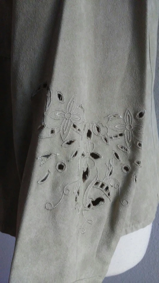 Camisa blazer beige para mujer Norton McNaughton talla 10 Foto 2 de 4