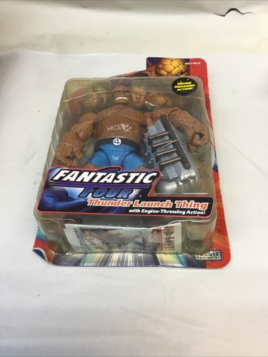 MARVEL FANTASTIC FOUR 4 CLASSICS THUNDER LAUNCH THE THING ACTION FIGURE! NEW - Picture 2 of 7