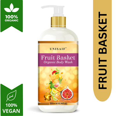Unisaif Fruit Body Wash and Shower Gel Women & Men 100% Pure & Natural