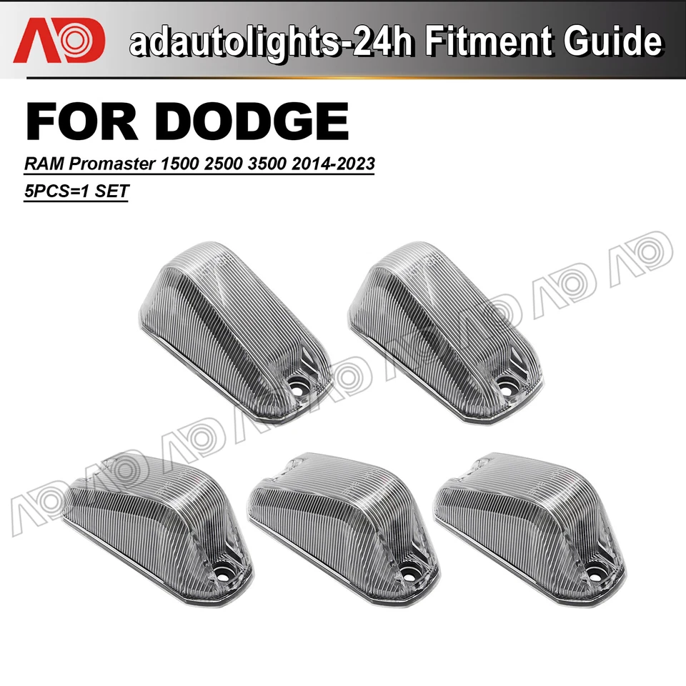 Carcaça de luzes de teto de cabine transparente fabricante de equipamento original para 14-2023 Ram ProMaster 1500 2500  - Imagem 2 de 4