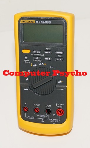 FLUKE 88-5/A 88-V KIT AUTOMOTIVE MULTIMETER DMM COMBO W RPM80 LEADS EXTRAS - Picture 18 of 20