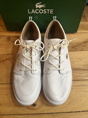 Lacoste Men's Bayliss 119 1 U Sneakers - White - Size 11