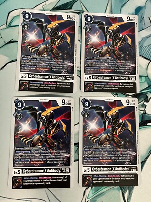 4x Cyberdramon (X Antibody) EX8-052 U Digimon CCG | Chain of