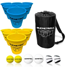 BucketBall - Team Color Edition - Combo Pack (Light Blue/Yellow)