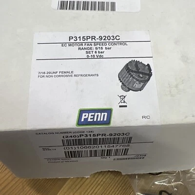 PENN by Johnson Controls PENN P315PR-9203C Drehzahlregler für Kondensatorlüfter