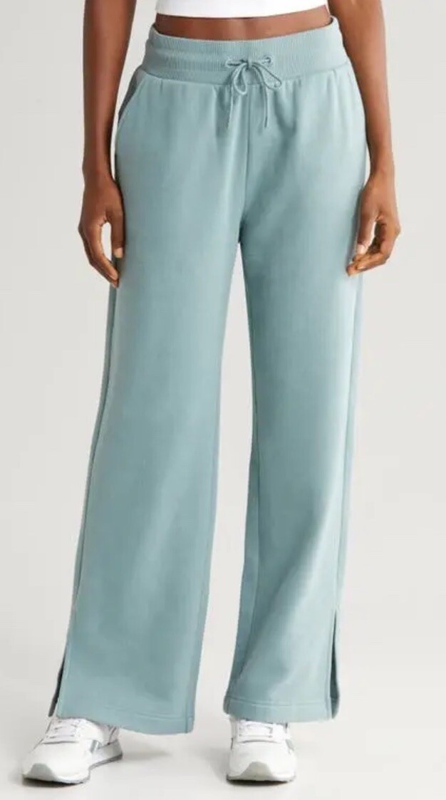NWT Zella Cloud Wide Leg Sweat Pants - Grey Thunder - XXL