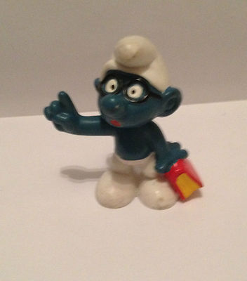 SMURF SMURF SMURFS SMURFS 2.0094 BOOKWORM (LIBRARY MOUSE) 2A EXCELLENT
