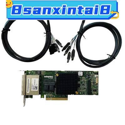 ADAPTEC ASR-78165 4-Port SAS/SATA 6Gb/s RAID Controller W /  8643 SATA cable