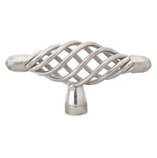 GlideRite 3" Birdcage T-Handle Cabinet Hardware Knob - Satin Nickel 3051-SN-1