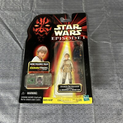 Anakin Skywalker Episode 1 Star Wars Hasbro 1998 Commtech Collection 1