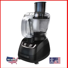FP1600B 450W 8-Cup Food Processor with Stainless Steel Blade Black