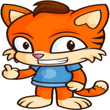 30 Custom Cute Cartoon Kitten Personalized Address Labels