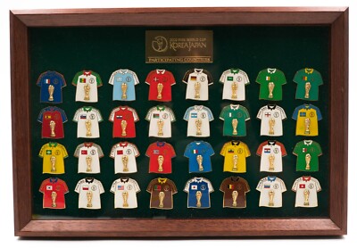 2002 Fifa World Cup Japan/Korea 32 Uniform Pin Badge | eBay