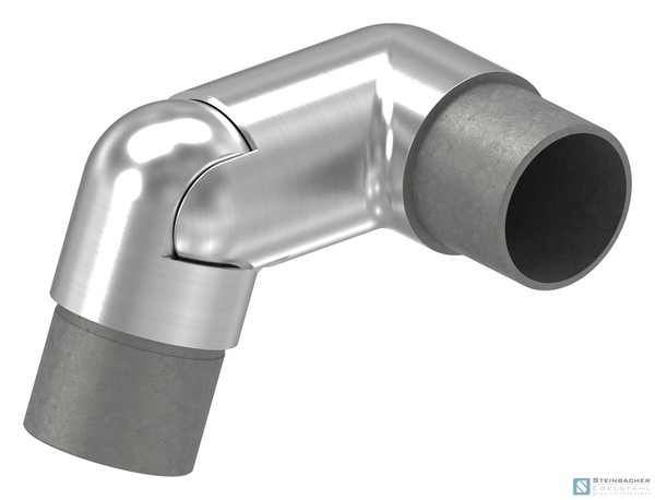 Edelstahl GelenkstüCk Links, Zum Stecken, FüR Rohr 42,4 X 2,0Mm, V2A-image