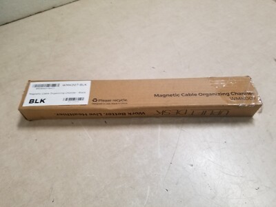 Uplift Desk Magnetic Cable Organizing Channel Model WMK007-BLK Black