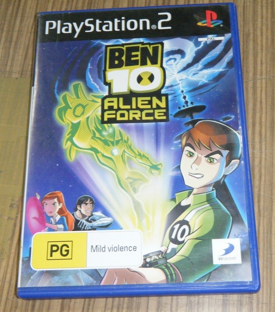 Futurama Ps2 Iso Playstation PS2 Game Ben 10: Alien Force Australia