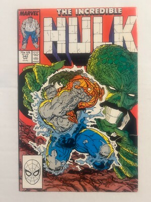 INCREDIBLE HULK #342 DEATH OF HALF-LIFE TODD MCFARLANE COVER AND ART 1988