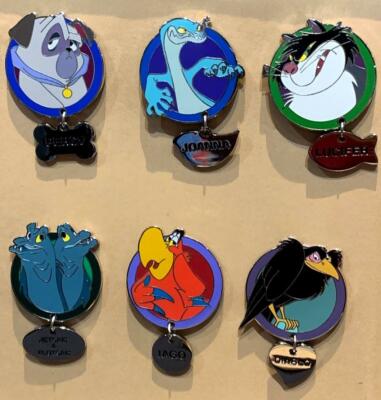 Disney Fairy Tails Pin Trading Event Villain Pets Box Set Lucifer