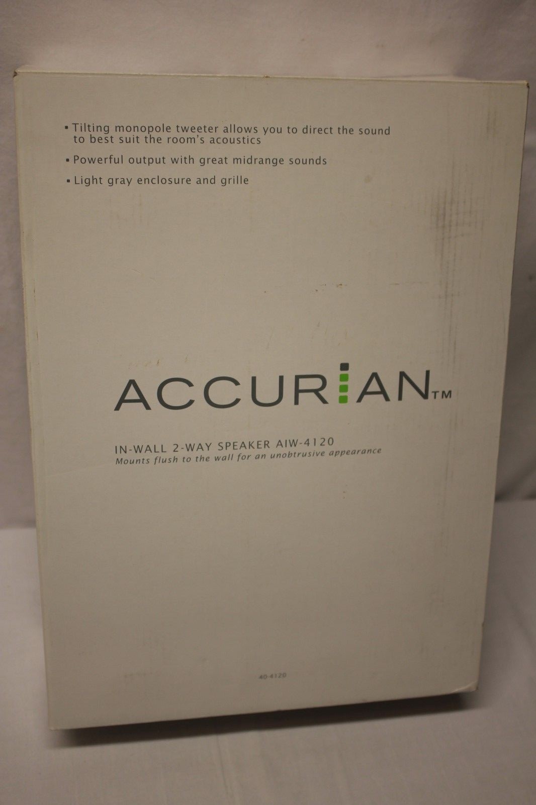 NEW Accurian InWall 2Way Speaker with Flush Mount Woofer Tweeter AIW
