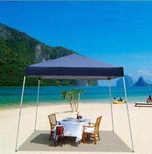 Tubo ferro spray tessuto Oxford 3*3 m senza panno blu portatile pieghevole capannone