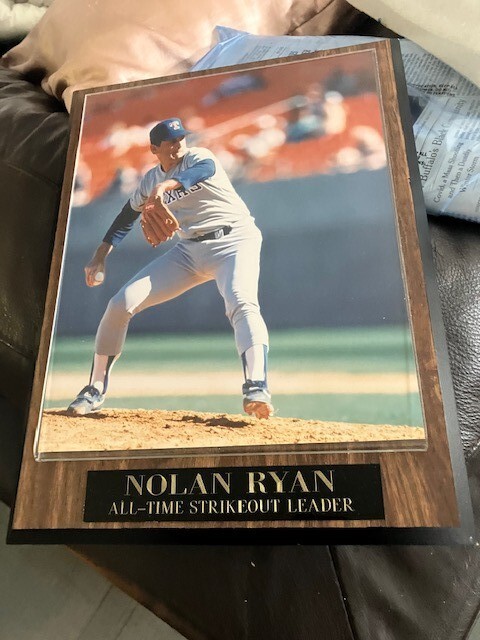 Nolan Ryan Mounted Picture 