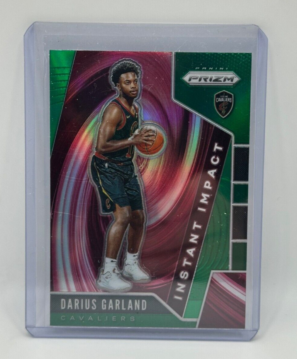 2019-20 Panini Prizm Darius Garland RC Green Prizm Instant Impact #14 C