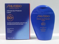 Shiseido Ginza Tokyo Ultimate Sun Protector Lotion SPF 60+  For Face & Body 5 oz