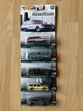 Hotwheels PREMIUM FAST WAGONS Complete Set