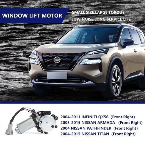 Window Motor For Infiniti QX56 & Nissan Armada Pathfinder Titan Front Right Side - Picture 10 of 24