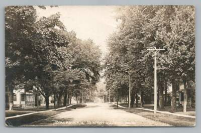 #ad #ad Broadway SWANTON Vermont RPPC Antique Franklin County Real Photo Postcard 1917 $19.99