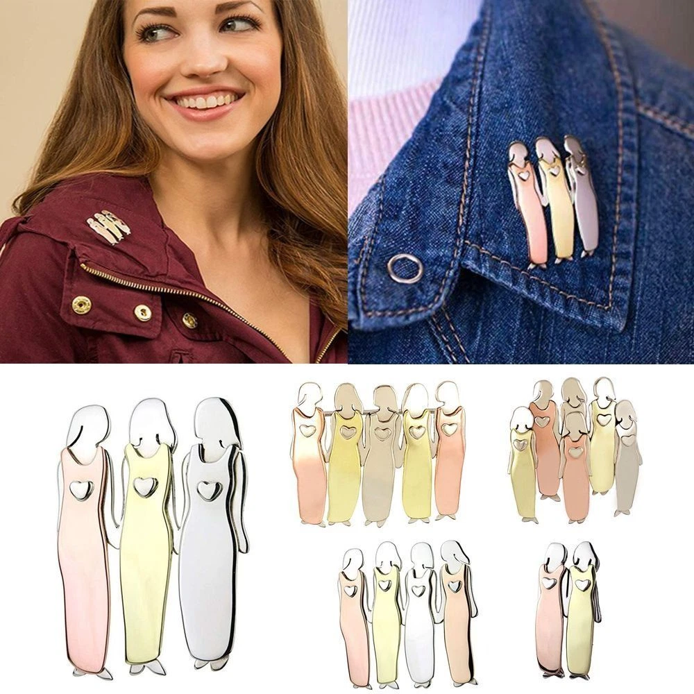 Sisters on sale pin brooch