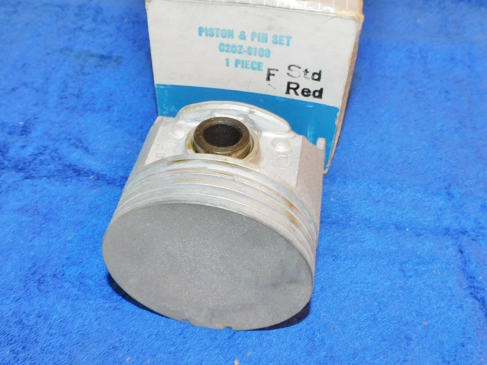 1963-1985 Ford Mustang LTD Mercury Cougar Lincoln NOS 289 302 STD. PISTON & PIN - Image 2 of 4