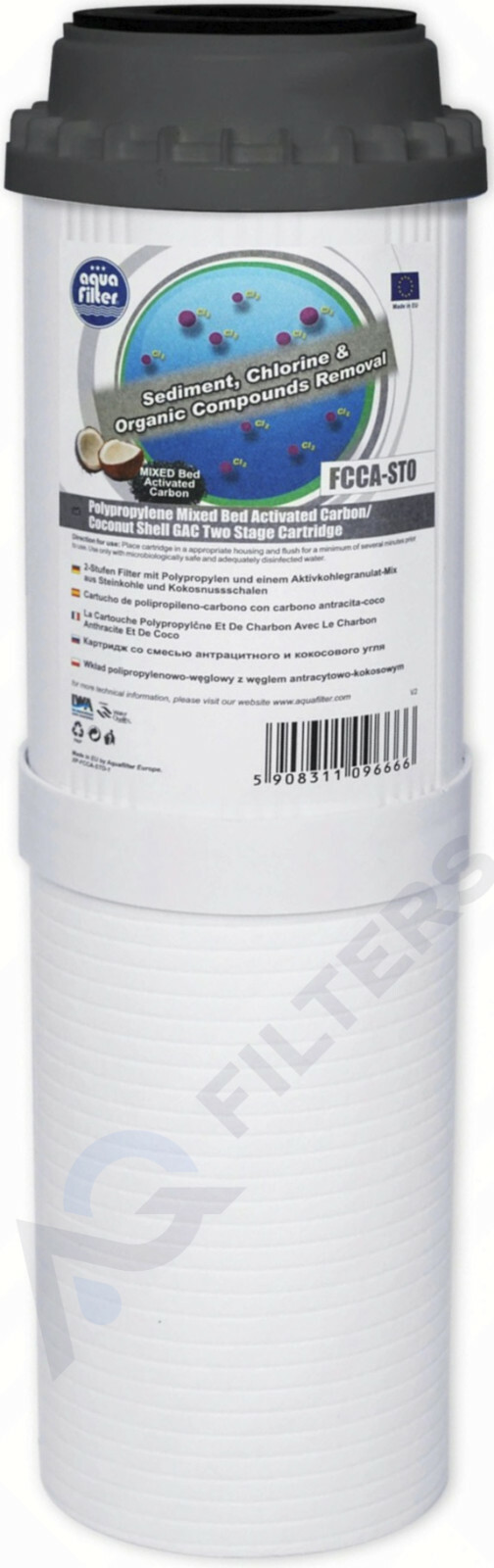 Liff NCSW Compatible GAC Activated Carbon & Sediment Filter Aquafilter FCCA-STO