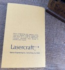 Lasercraft Wood Pencil Holder Laser Engraved Walnut Seascape Design NEW in Box — photo 9