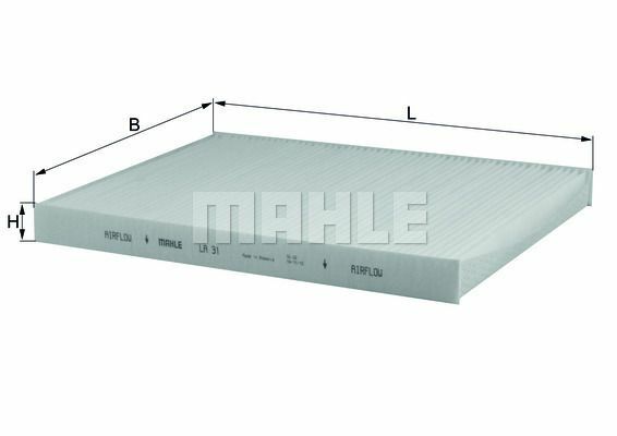 Mahle Innenraumfilter FüR Seat Arosa,Cordoba,Ibiza II Iii,Inca,Leon,Toledo II-image