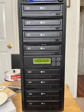 Produplicator 1 to 8 CD DVD Duplicator with HHD 500 GB - ESDVDS24X08