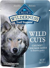 Wilderness Trail Toppers Wild Cuts Natural High-Protein Dog Wet Food, 24 x 3 oz 14.53 per gallon