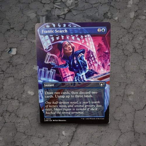 MTG CMM: Frantic Search (Instant) Commander Masters Showcase Common 0632