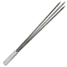 Spearfishing 12" Stainless Steel Pole Spear Tip 3 Prong Barb Head Paralyzer
