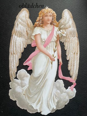 # GLANZBILDER # EF 5017 Image - Card / Giant Oblate, White Angel, Beautiful