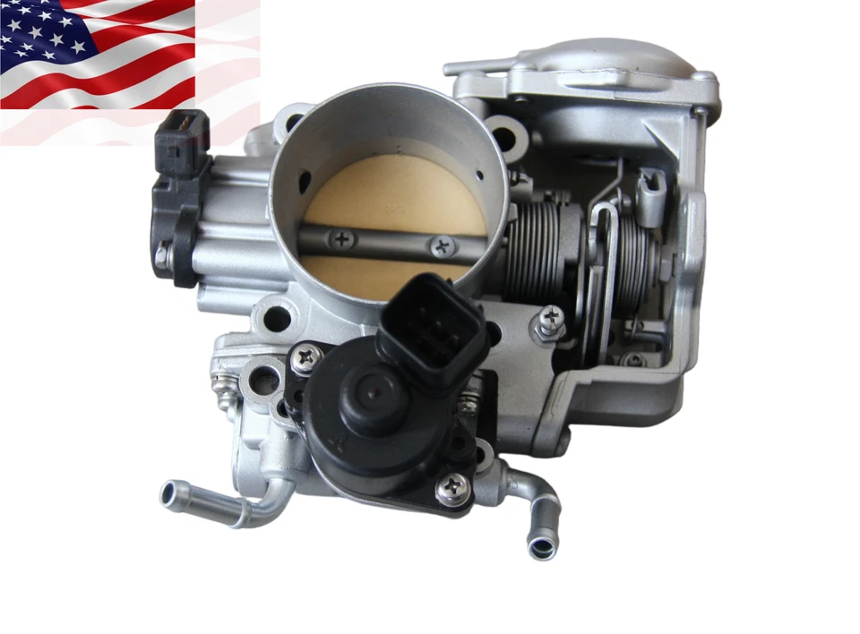 Cuerpo de acelerador genuino para Mitsubishi Montero Sport 1998-2003 3,0 L V6 MD343994 Foto 3 de 4