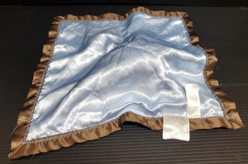 Carters Child of Mine Blue Brown I Love Hugs Lovey Security Blanket