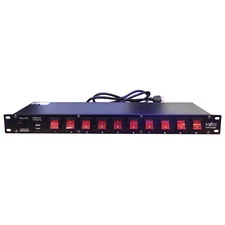 ProX X-PC10USB 10 Plug Rack Mount Power Distributer W/ 2 USB ports