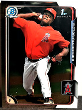 2015 Victor Alcantara Bowman Chrome Prospect #BCP128 - Angels