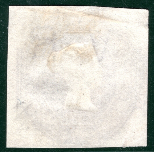 Sello GB QV EN RELIEVE SG.58 6d malva (1854) usado gato £1,000- {samwells}REDG108 - Imagen 2 de 6